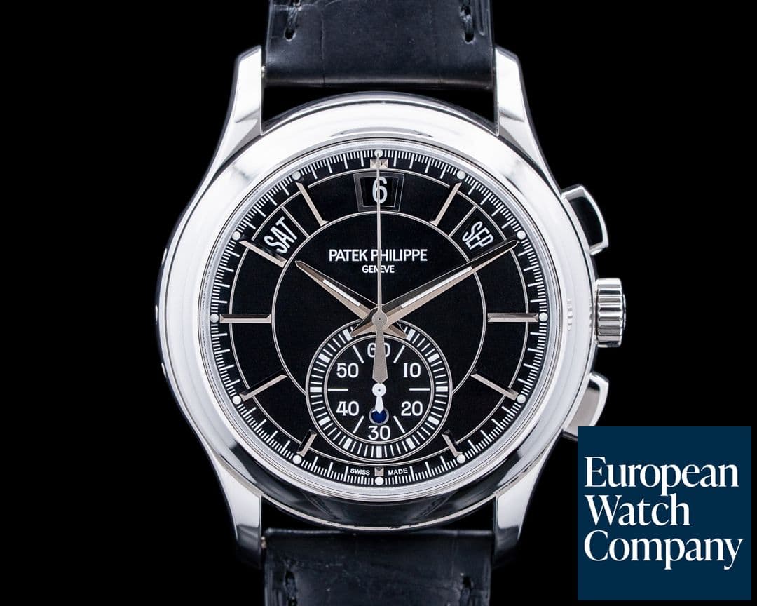 Image of Patek Philippe 5905P-010 Annual Calendar Chronograph Platinum Black Dial