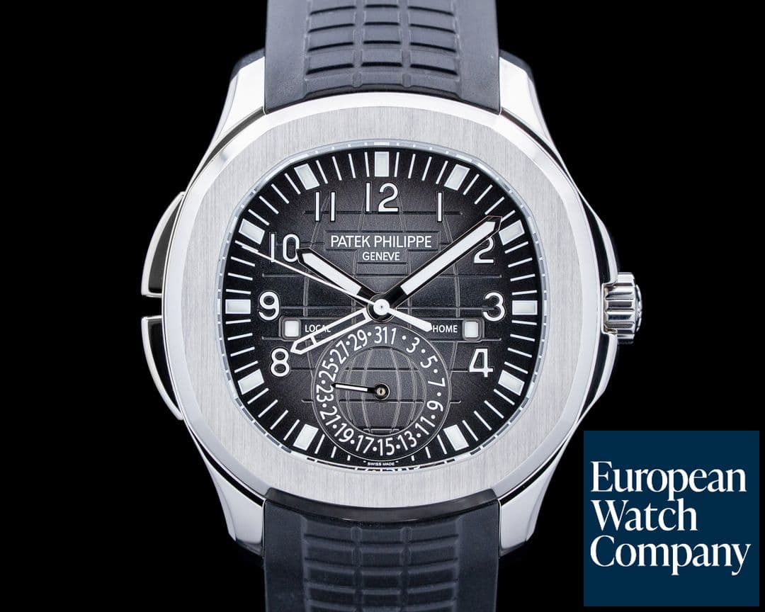 Image of Patek Philippe 5164A Aquanaut Travel Time SS Black Dial