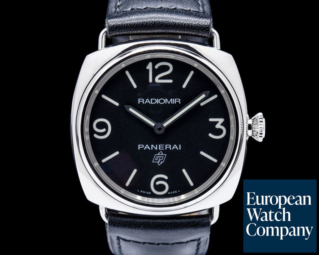 Image of Panerai PAM00753 Radiomir Base Logo SS Black Dial