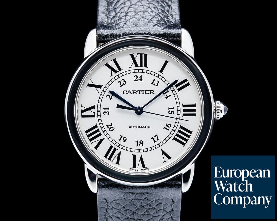 Image of Cartier WSRN0021 Ronde Solo de Cartier SS Silver Dial