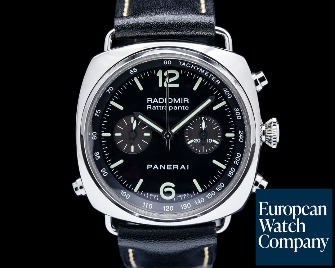 Image of Panerai PAM00214 Radiomir Rattrapante Steel Black Dial