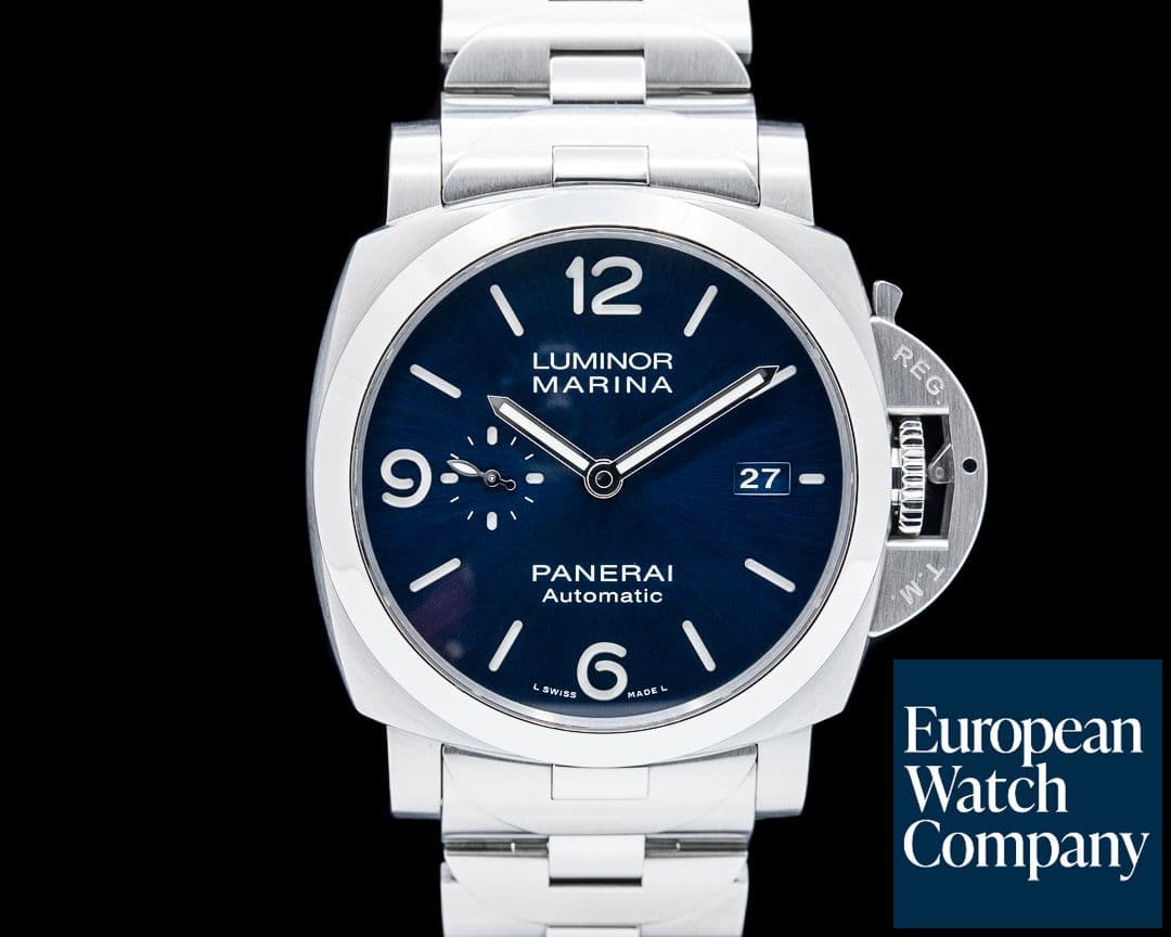 Image of Panerai PAM01316 Luminor Marina "Specchio Blu" SS Blue Dial