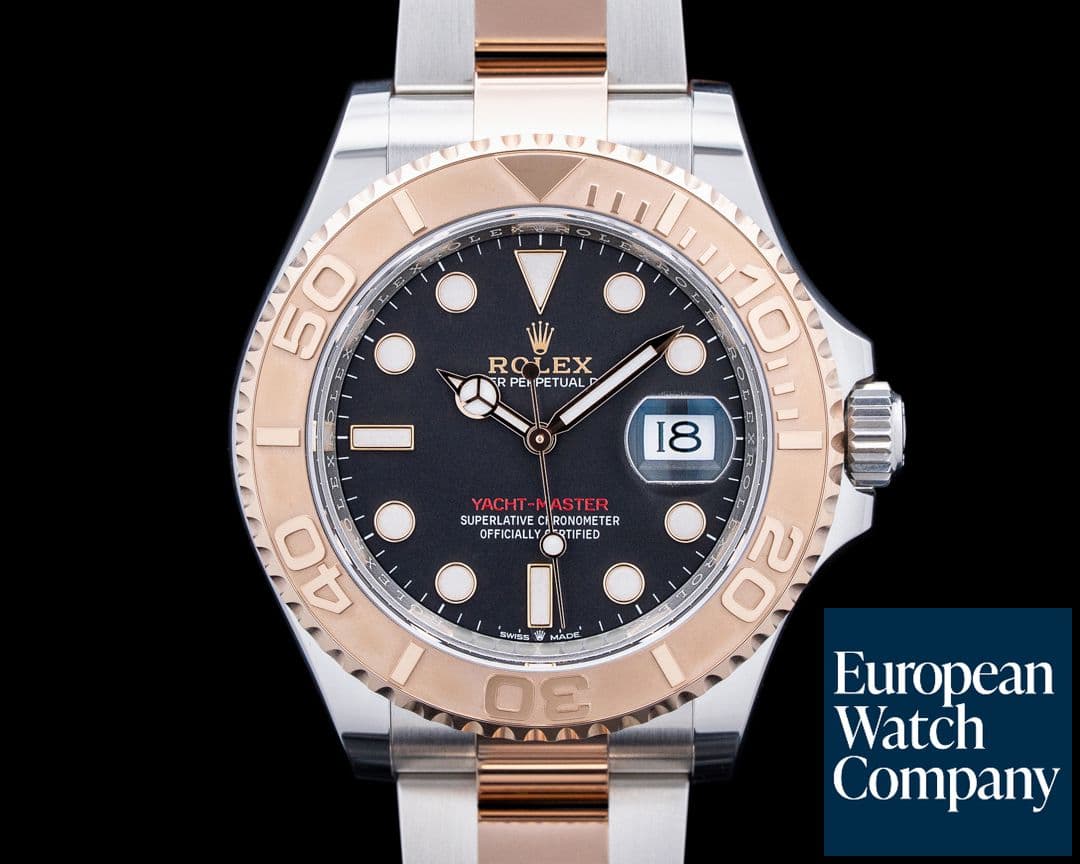 Image of Rolex 126621 Yacht Master 18K RG / SS Black Dial