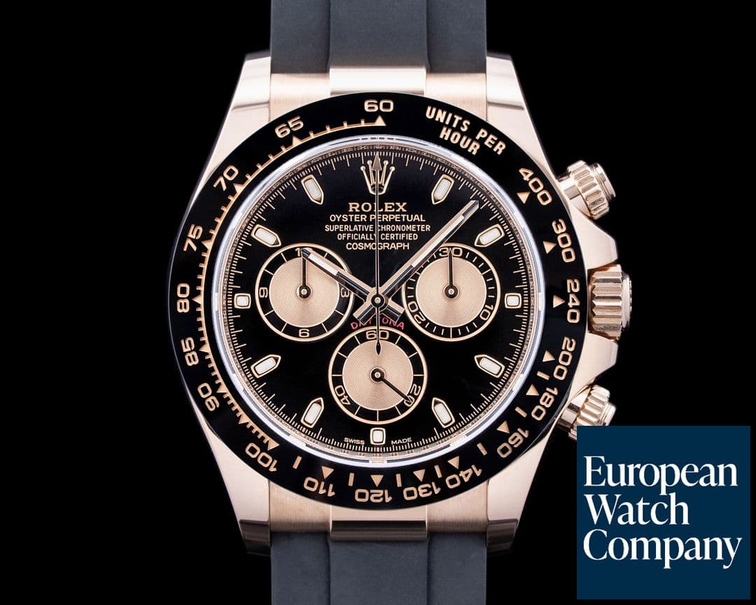 Image of Rolex 116515LN Daytona Ceramic 18K Rose Gold Black Dial