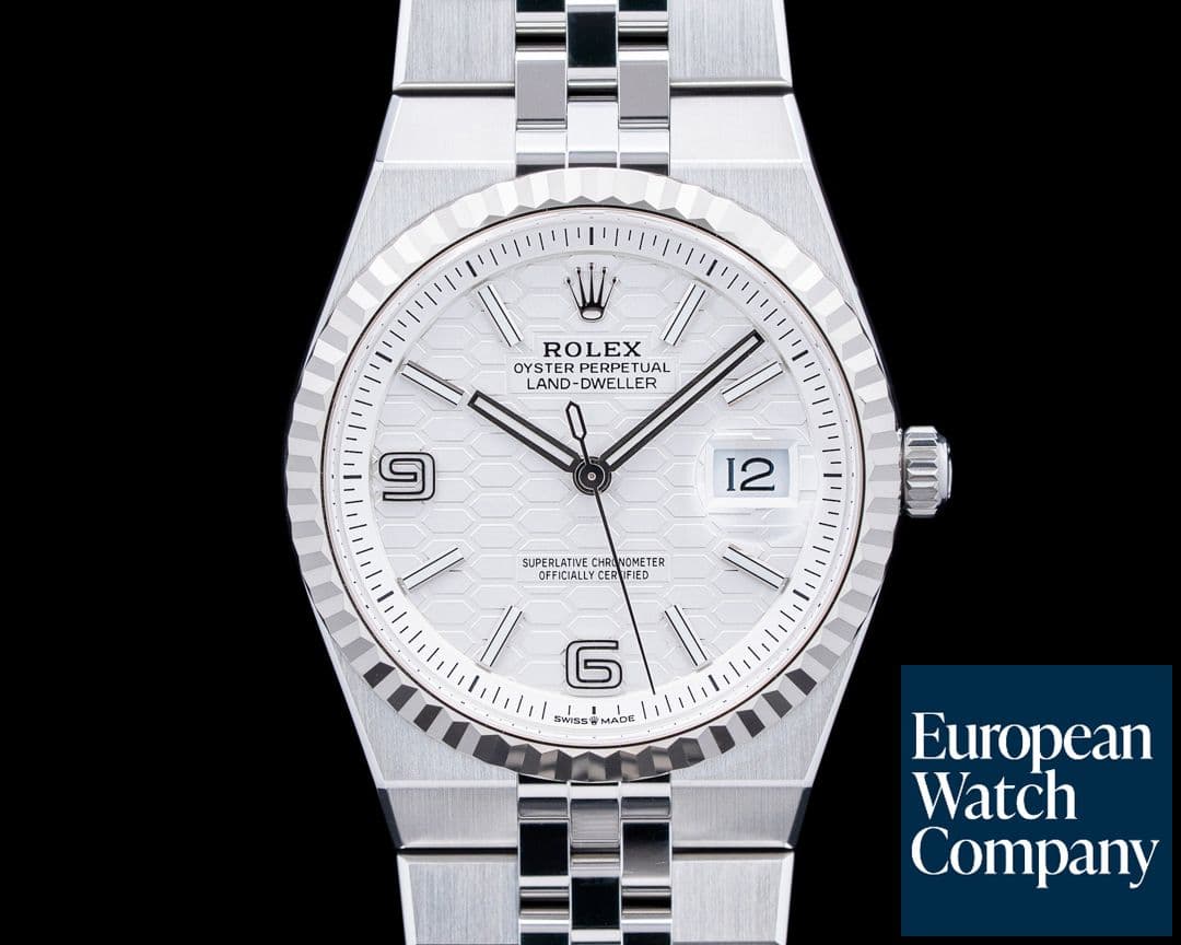 Image of Rolex 127234 Land-Dweller 36MM SS White Dial 2025