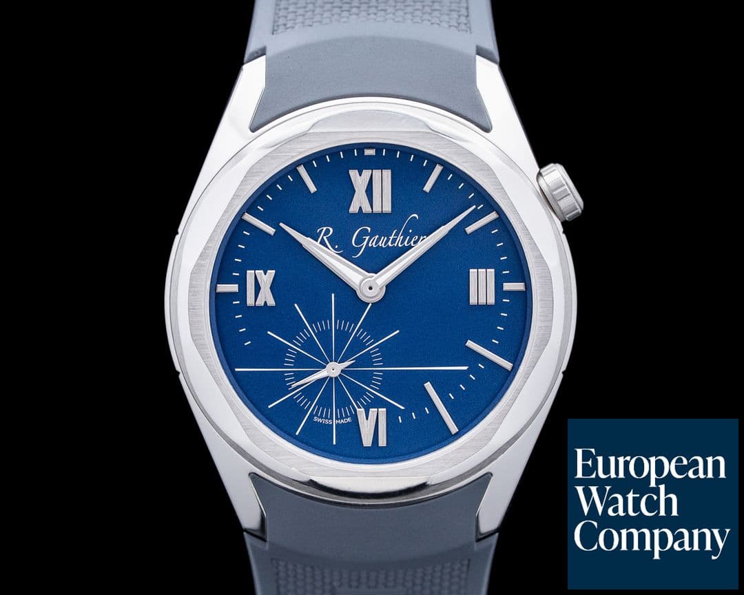Image of Romain Gauthier MON00550 C by Romain Gauthier Platinum Edition Blue Dial