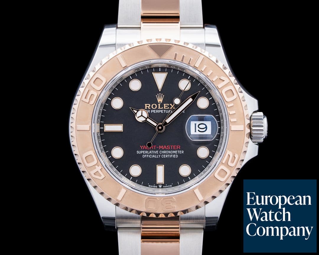 Image of Rolex 126621 Yacht Master 18K RG / SS Black Dial