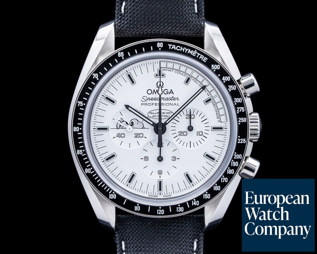 Image of Omega Speedmaster Professional Apollo XIII Silver Snoopy SS White Dial LIMITED