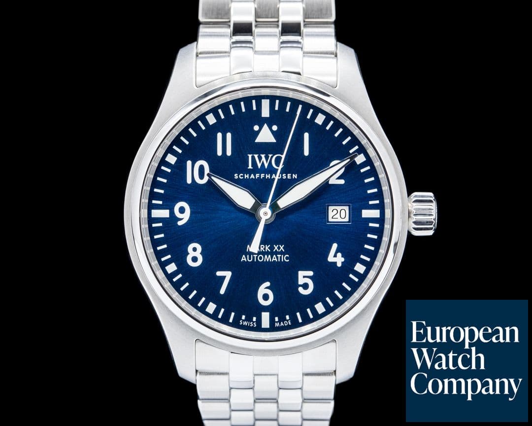Image of IWC IW328204 Pilot Mark XX SS Blue Dial 2025