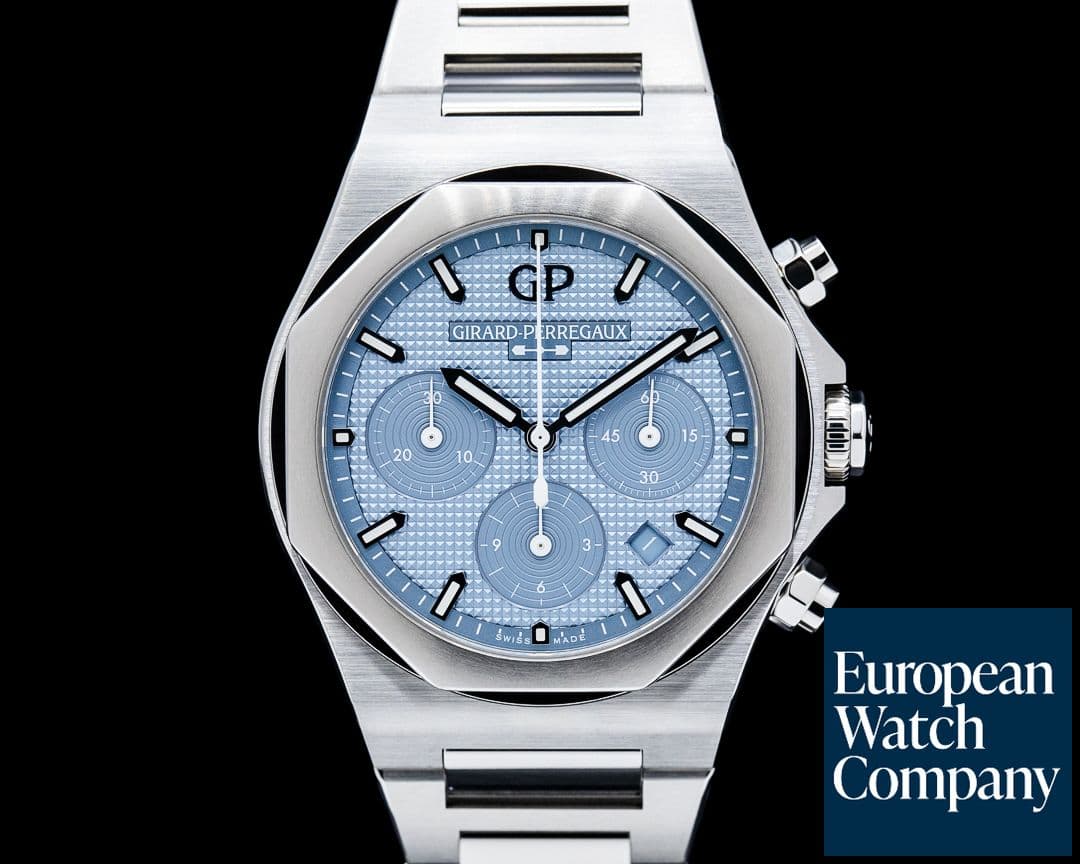 Image of Girard-Perregaux Laureato Chronograph SS Ice Blue Dial LIMITED 2025