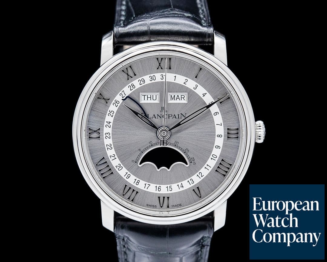 Image of Blancpain Villeret Ultra-Slim SS Gray Dial