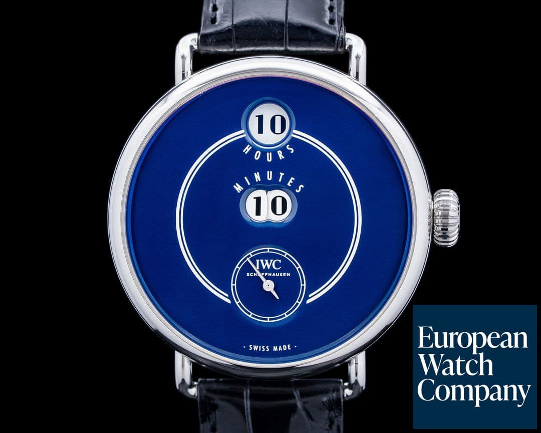 Image of IWC IW505003 Tribute to Pallweber SS Blue Dial LIMITED