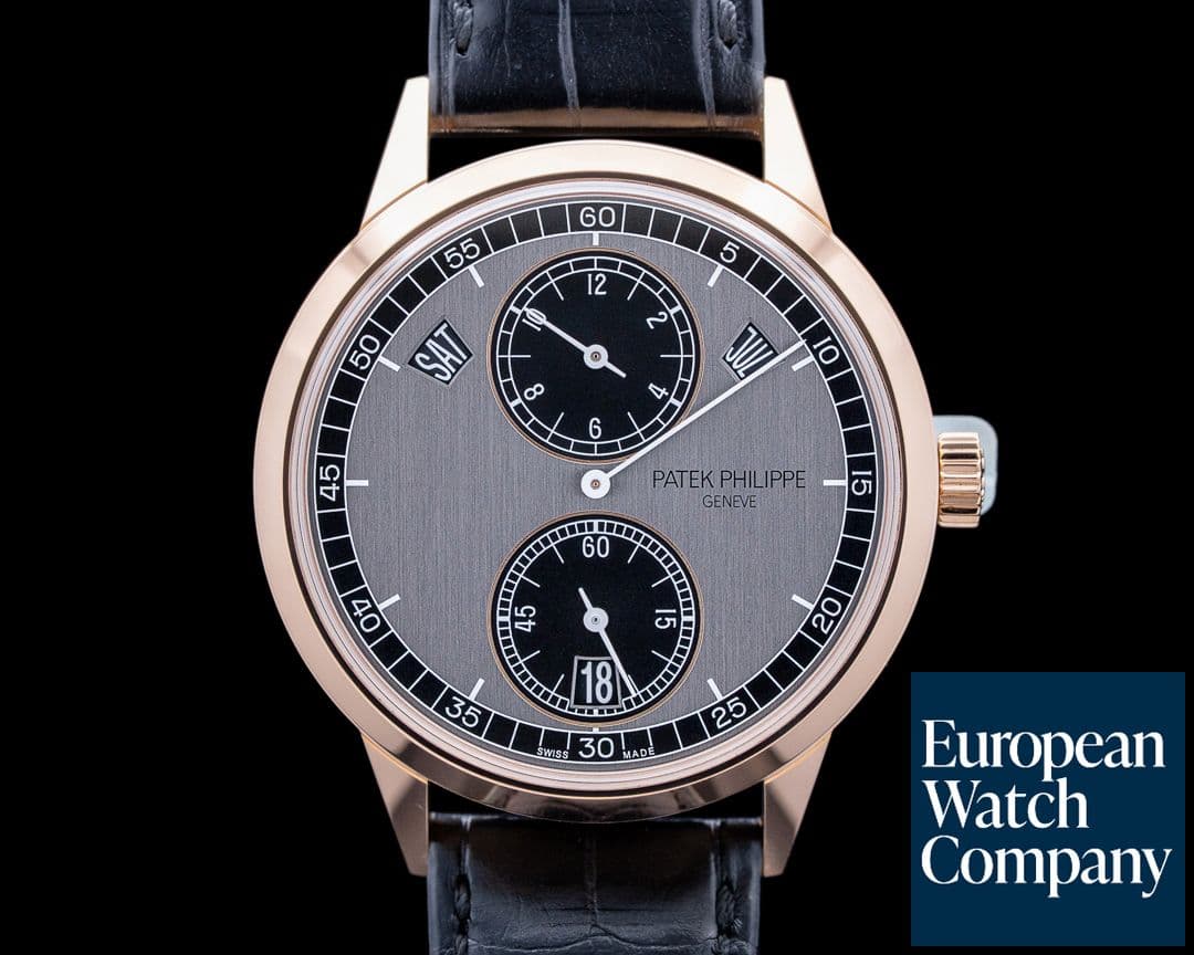 Image of Patek Philippe 5235 Regulator Annual Calendar 18K Rose Gold Gray Dial