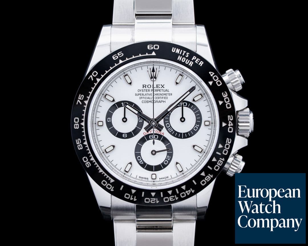 Image of Rolex 116500LN Daytona "Panda" Ceramic SS White Dial