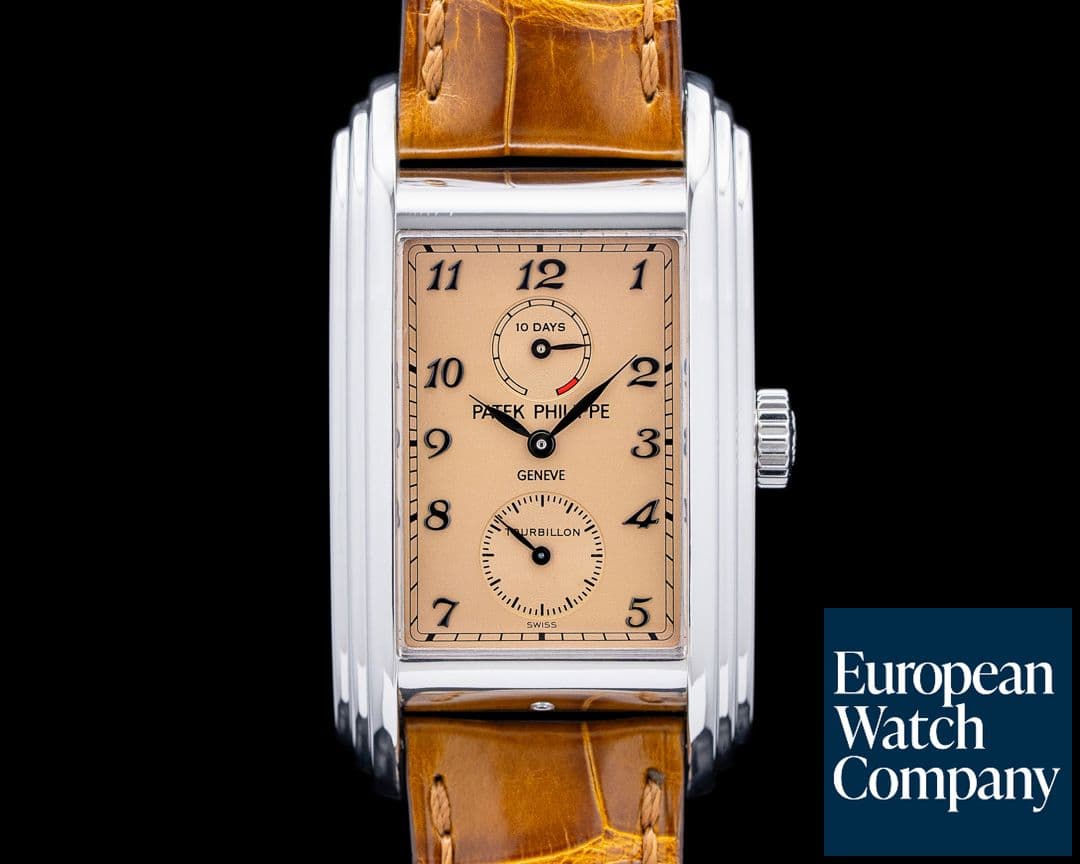 Image of Patek Philippe 5101P 10 Day Tourbillon Platinum Salmon Dial
