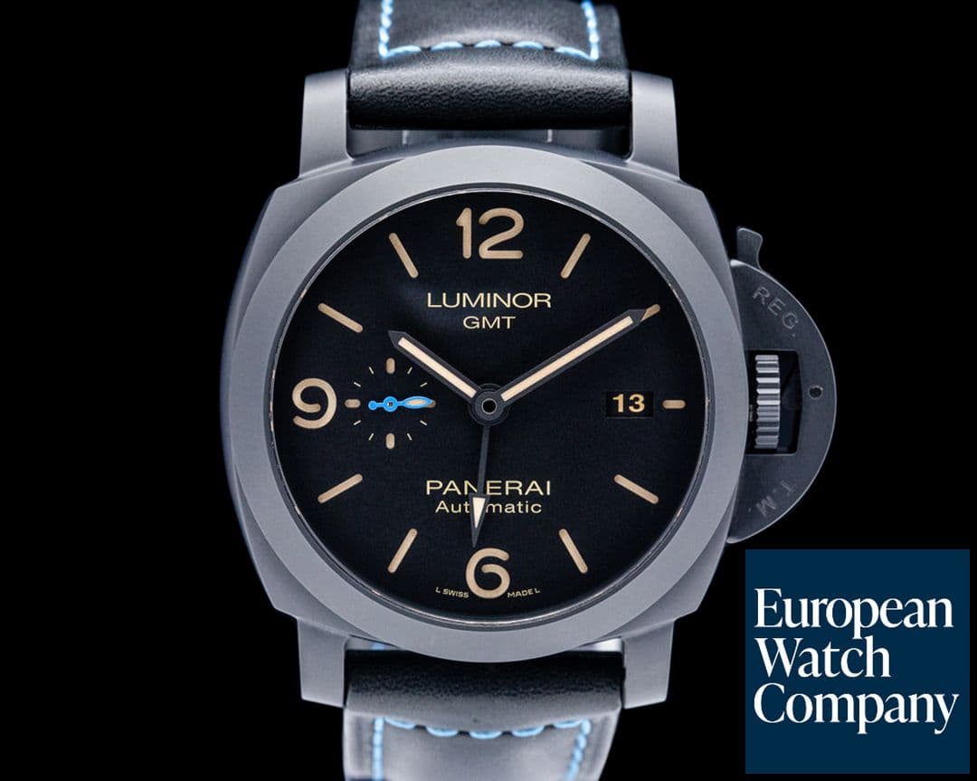 Image of Panerai PAM01441 Luminor GMT Ceramic Black Dial
