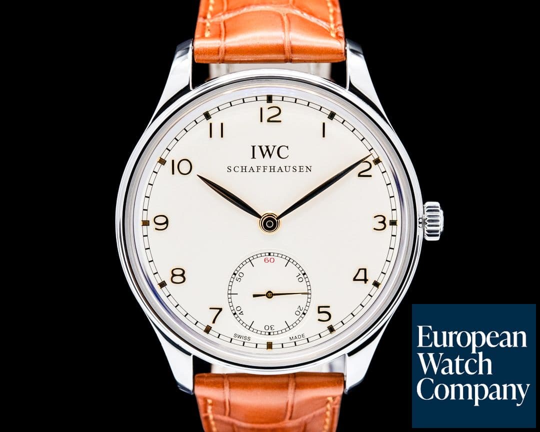 Image of IWC IW545408 Portuguese Hand-Wound SS Silver Dial