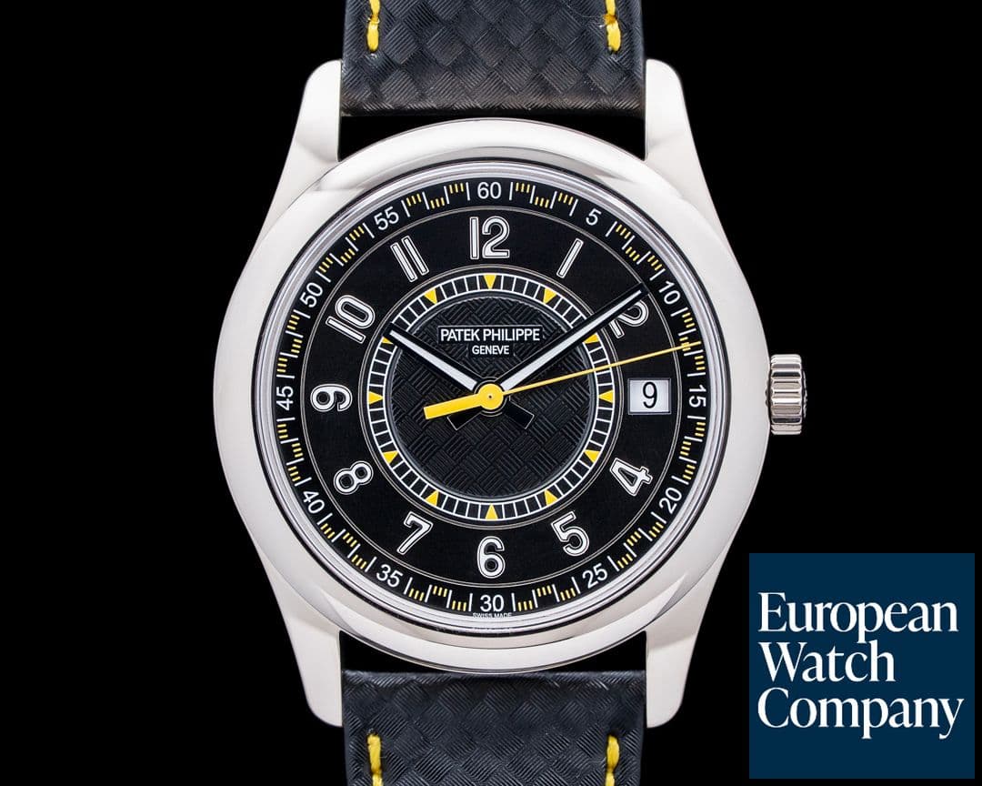 Image of Patek Philippe 6007G-001 Calatrava 18K White Gold Ebony Black Dial