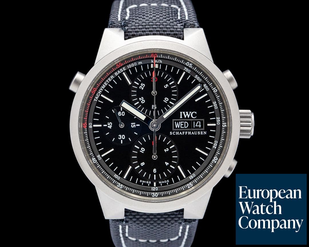 Image of IWC IW371537 GST Rattrapante Titanium Black Dial LIMITED