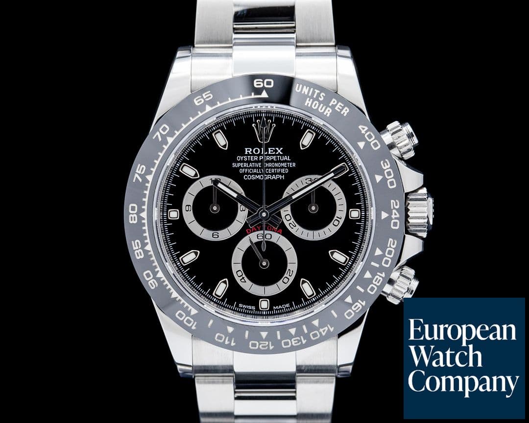 Image of Rolex 116500LN Daytona SS Black Dial