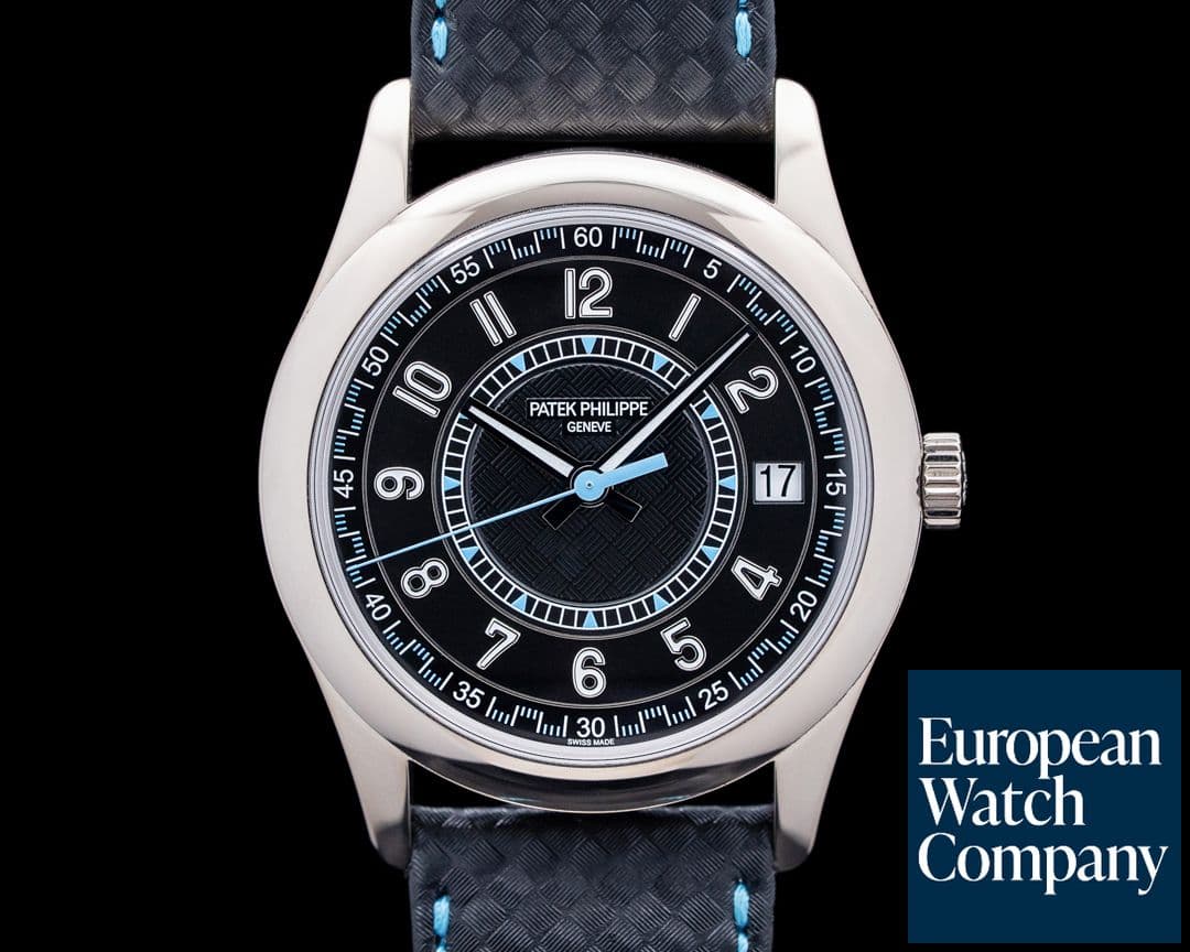 Image of Patek Philippe 6007G Calatrava 18K White Gold Black Dial