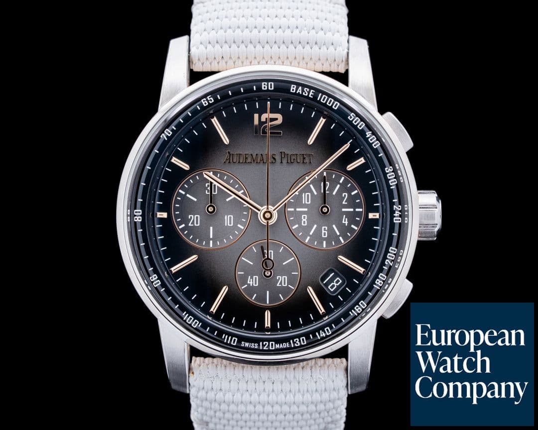 Image of Audemars Piguet 26393CR Code 11.59 Chronograph 18K WG / 18K RG Gray Dial