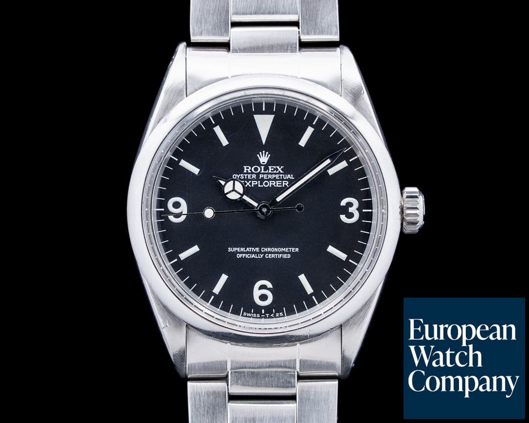 Image of Rolex 1016 Explorer SS Matte Black Dial C. 1972