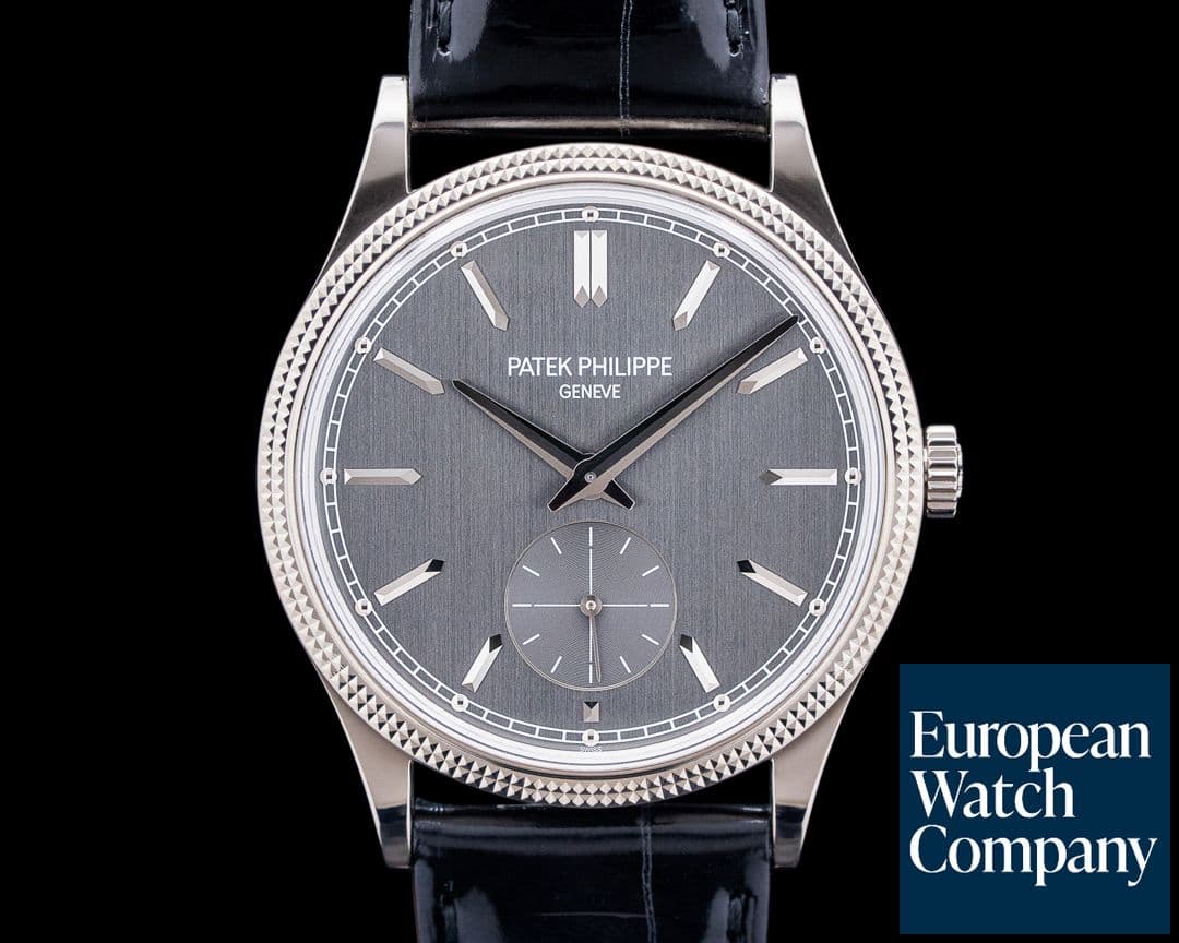 Image of Patek Philippe 6119G Calatrava 18K White Gold Charcoal Gray Dial 2025