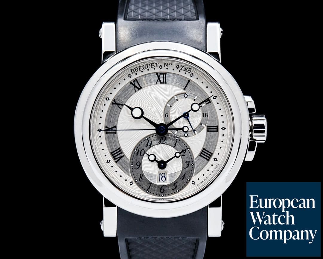 Image of Breguet 5857ST Marine Dual Time SS Silver Dial