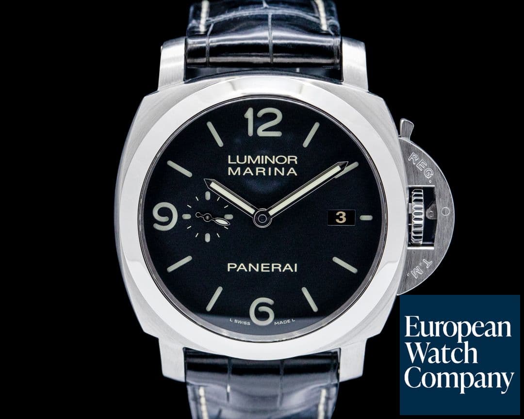 Image of Panerai PAM00312 Luminor Marina 1950 3 Days Automatic SS Black Dial