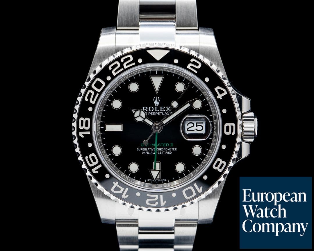 Image of Rolex 116710LN GMT-Master II Ceramic SS Black Dial UNWORN