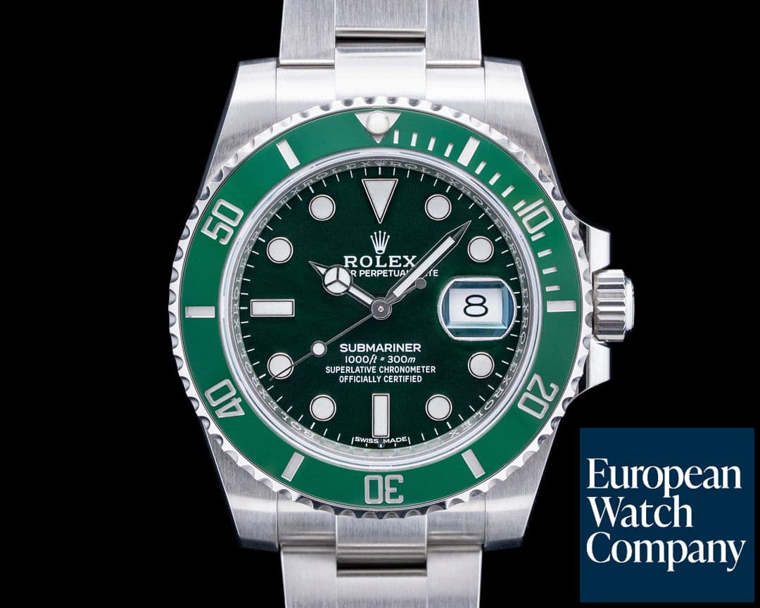 Image of Rolex 116610LV Submariner Date "Hulk" SS Green Dial