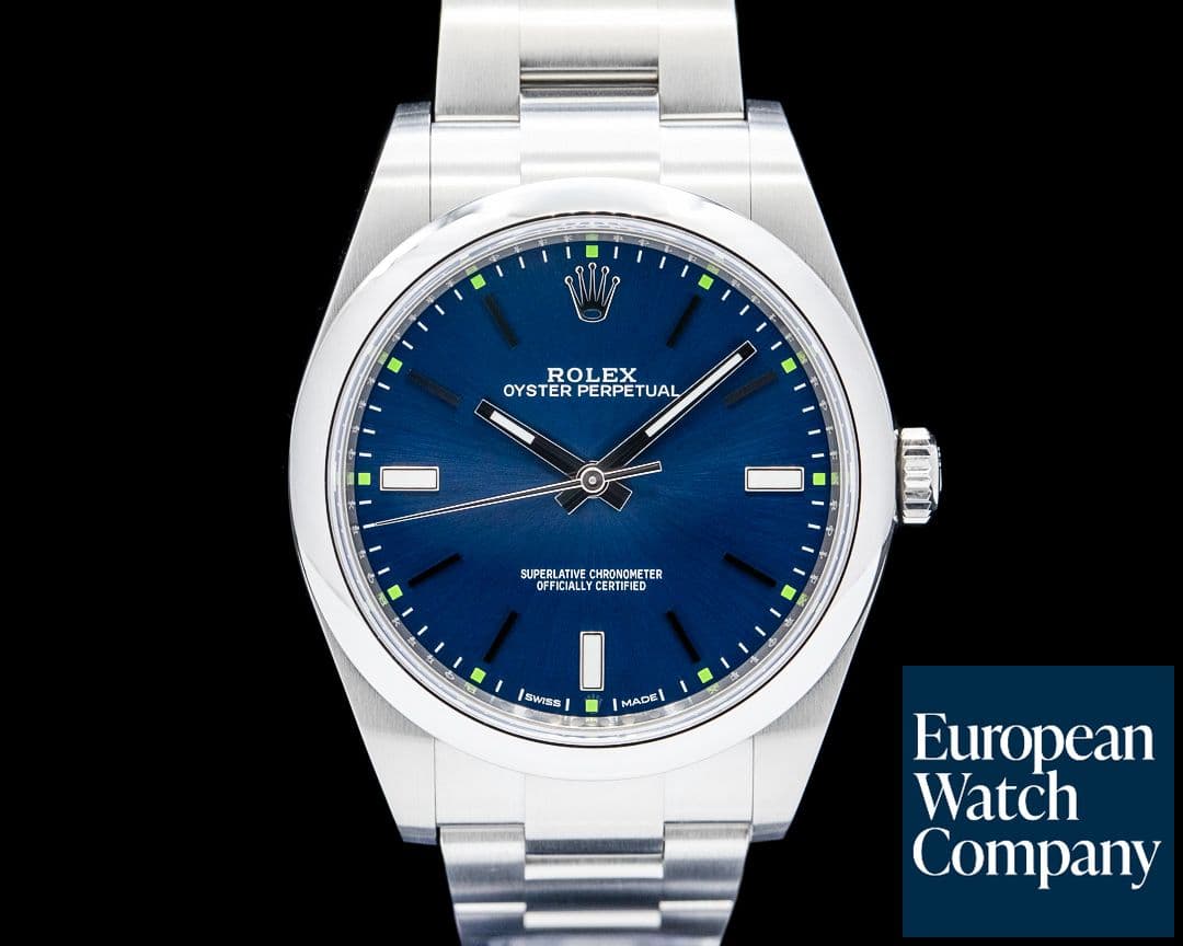 Image of Rolex 114300 Oyster Perpetual SS Blue Dial