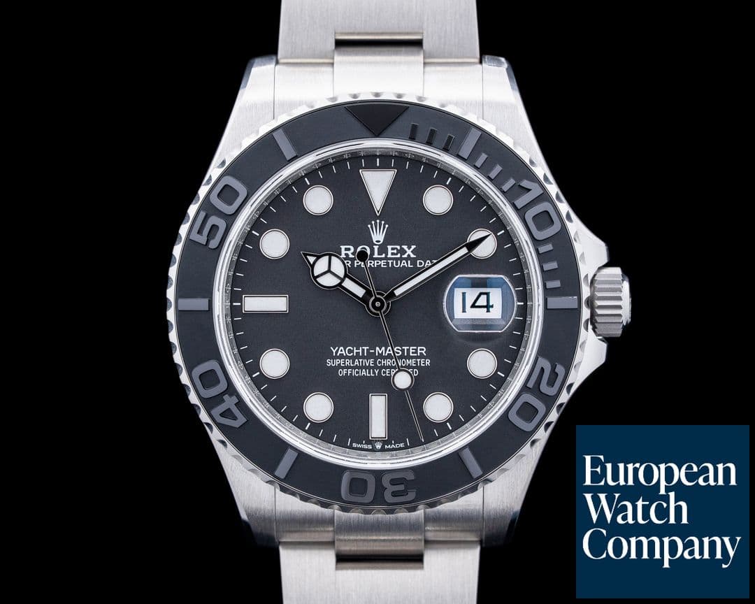Image of Rolex 226627 Yacht-Master 42 RLX Titanium Intense Black Dial 2026 UNWORN