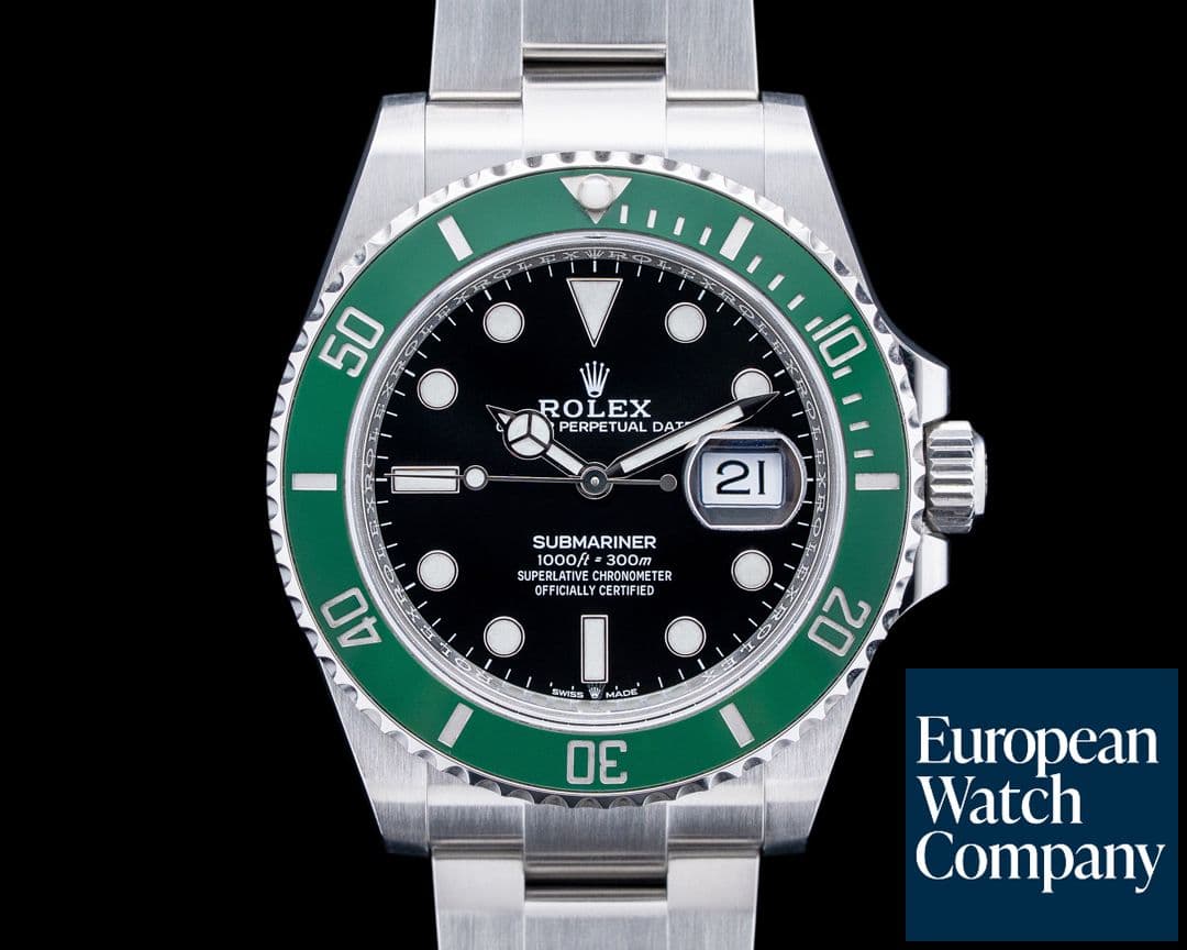 Image of Rolex 126610LV Submariner Date "Starbucks" SS Black Dial