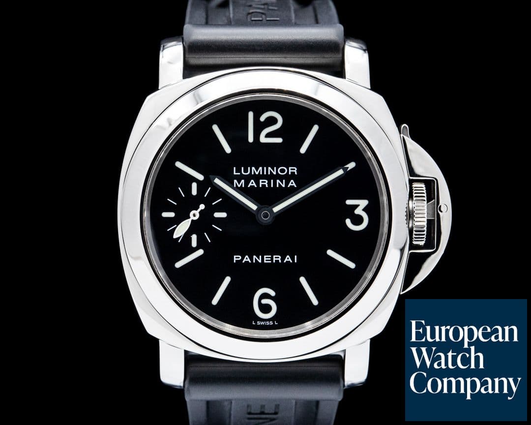Image of Panerai PAM00111 Luminor Marina SS Black Dial
