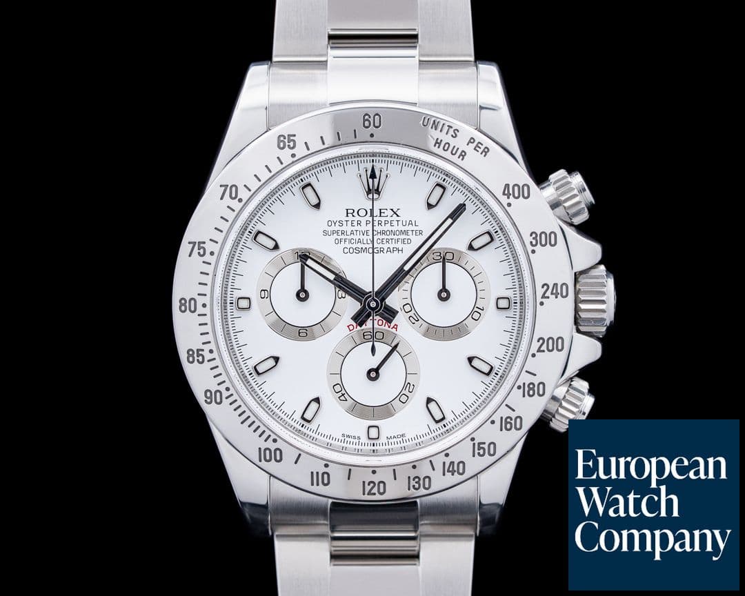 Image of Rolex 116520 Daytona SS White Dial