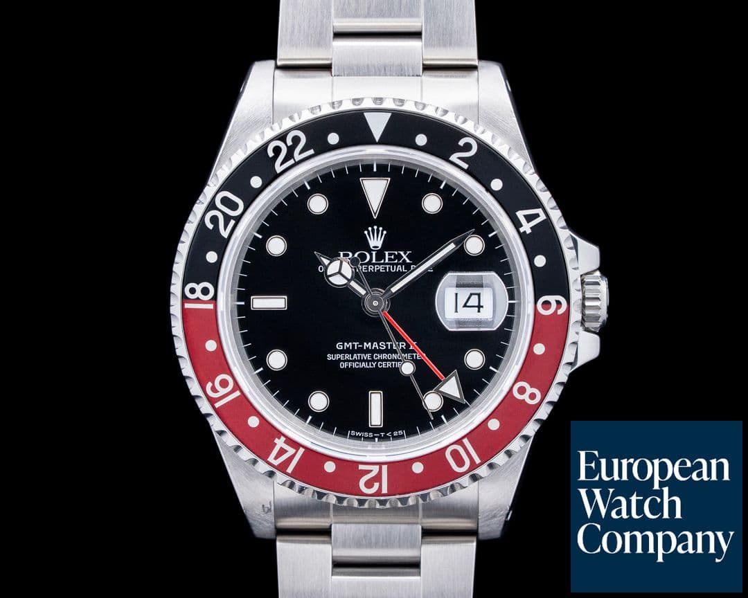 Image of Rolex 16710A GMT-Master II "Coke" SS Black Dial