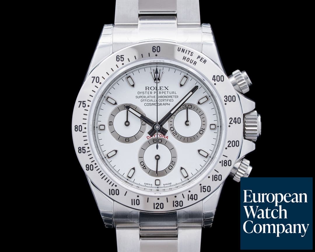 Image of Rolex 116520 Daytona SS White Dial UNWORN STICKERS