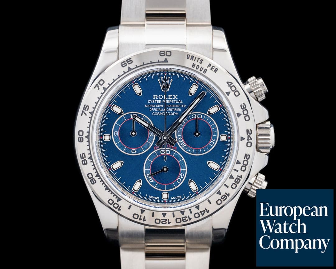 Image of Rolex 116509 Daytona 18K White Gold Blue Dial