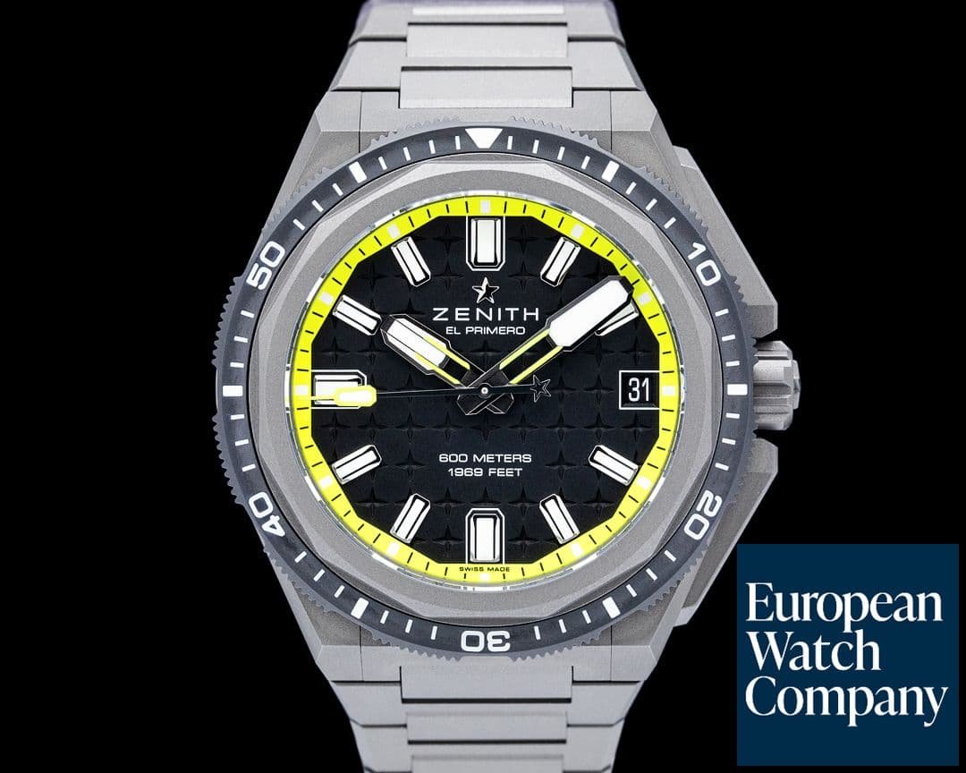 Image of Zenith Defy Extreme Diver Titanium Black Dial 2025