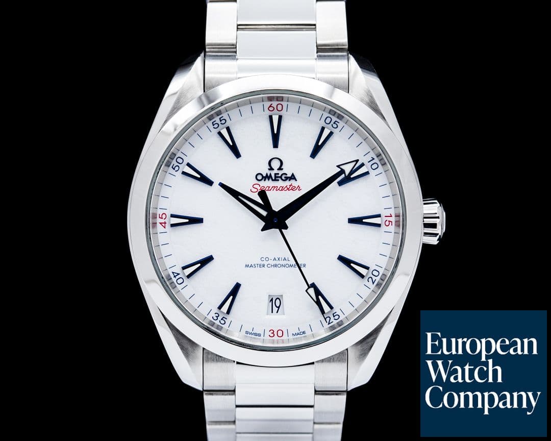 Image of Omega Seamaster Aqua Terra 150M SS White Ceramic Dial OLYMPICS