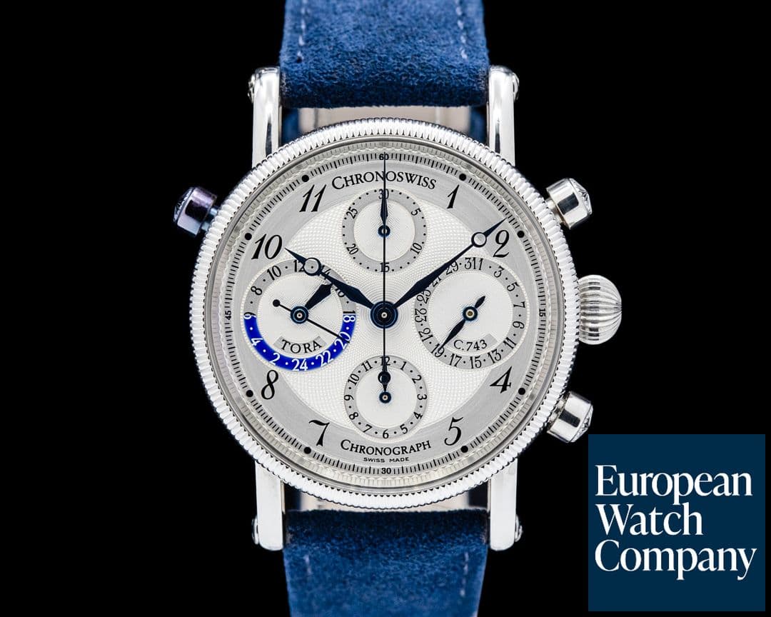 Image of Chronoswiss CH7423 Tora Chronograph SS Silver Dial