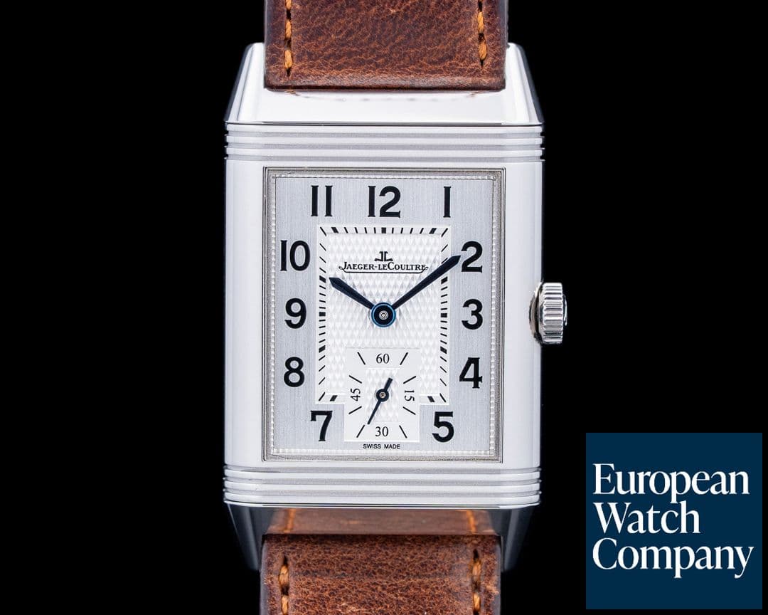 Image of Jaeger-LeCoultre Q2458422 Reverso Classic Medium Duoface SS Silver Dial