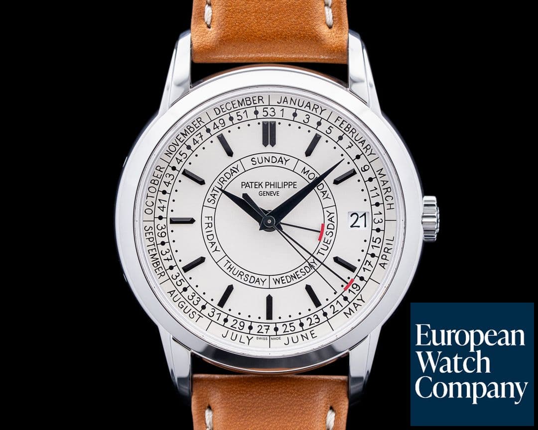 Image of Patek Philippe 5212A Calatrava Weekly Calendar SS Silver Dial