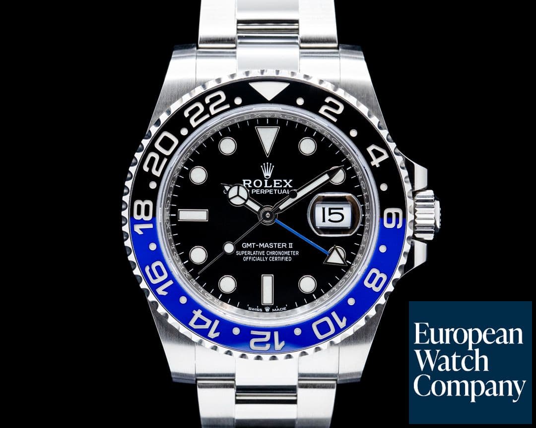 Image of Rolex 126710BLNR GMT-Master II "Batman" SS Black Dial