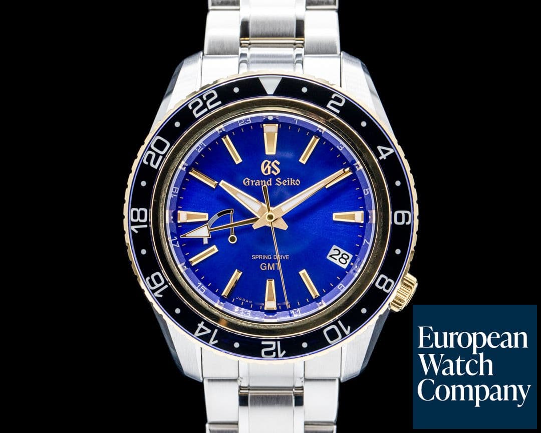 Image of Grand Seiko SBGE248 Spring Drive GMT SS / 18K YG Bezel Blue Dial 2026