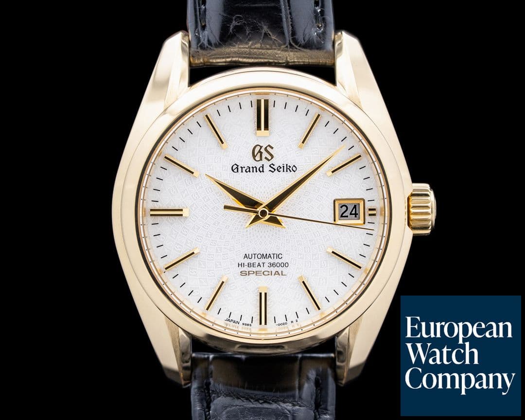Image of Grand Seiko Hi-Beat 3600 20th Anniversary 18K YG White Dial LIMITED