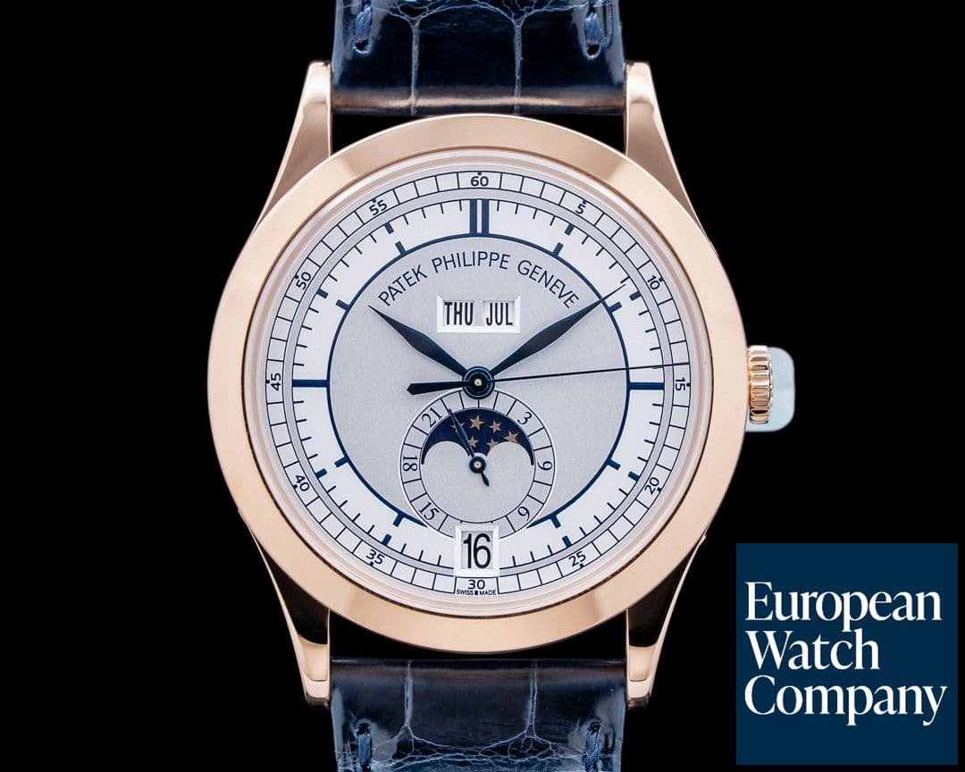 Image of Patek Philippe 5396R-001 Annual Calendar Moonphase 18K Rose Gold Silver Dial