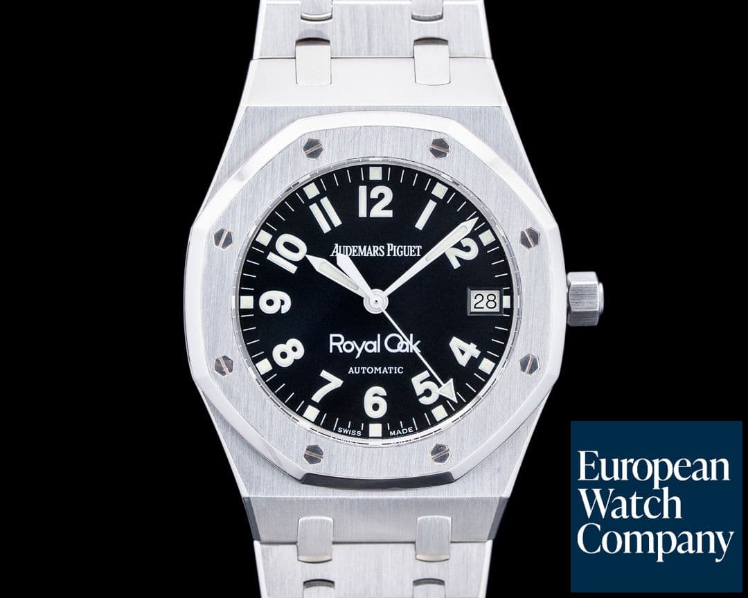 Image of Audemars Piguet 14790ST Royal Oak SS Black Military Dial